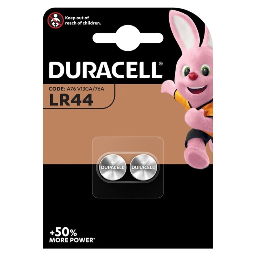DURACELL - PILA BOTON ALCALINA LR44 1,5V BLISTER*2 1 DURACELL - PILA BOTON ALCALINA LR44 1,5V BLISTER*2