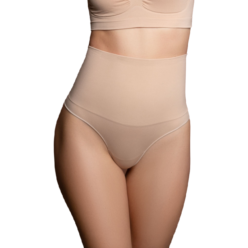 BYE-BRA - FAJA SIN COSTURAS ESTILO TANGA BEIGE TALLA M 3 BYE-BRA - FAJA SIN COSTURAS ESTILO TANGA BEIGE TALLA M - Imagen 3