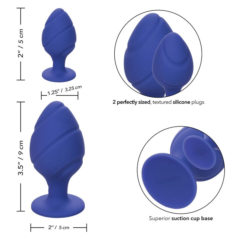 CALEXOTICS - CHEEKY PLUGS ANALES LILA 4 CALEXOTICS - CHEEKY PLUGS ANALES LILA - Imagen 4