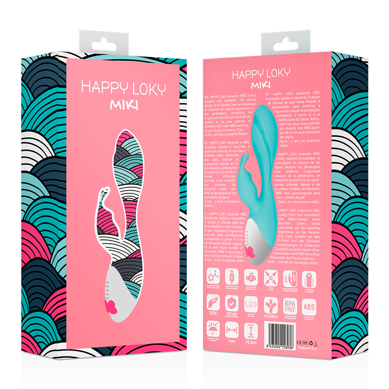 HAPPY LOKY - MIKI VIBRADOR RABBIT 8 HAPPY LOKY - MIKI VIBRADOR RABBIT - Imagen 8