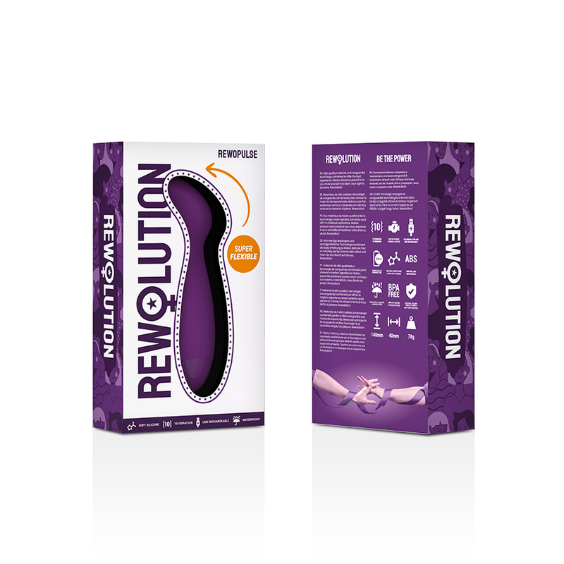 REWOLUTION - REWOPULSE VIBRADOR FLEXIBLE ESTIMULADOR PUNTO G 7 REWOLUTION - REWOPULSE VIBRADOR FLEXIBLE ESTIMULADOR PUNTO G - Imagen 7