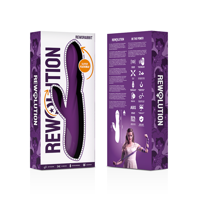 REWOLUTION - REWORABBIT VIBRADOR FLEXIBLE CON RABBIT 7 REWOLUTION - REWORABBIT VIBRADOR FLEXIBLE CON RABBIT - Imagen 7