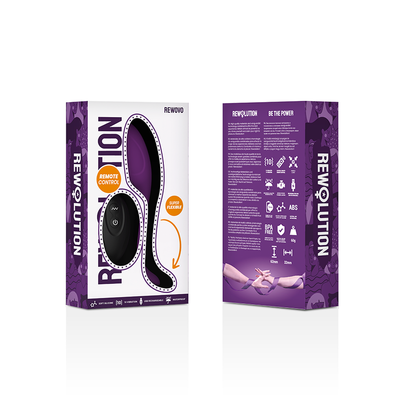 REWOLUTION - REWOVO HUEVO VIBRADOR CONTROL REMOTO 8 REWOLUTION - REWOVO HUEVO VIBRADOR CONTROL REMOTO - Imagen 8