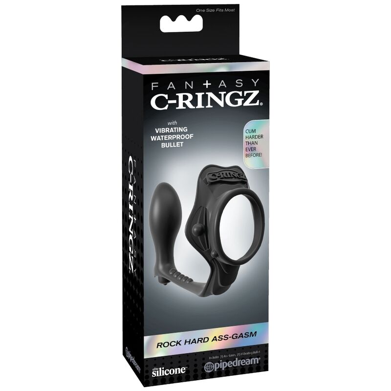 FANTASY C-RINGZ - ROCK HARD ANILLO POTENCIADOR CON PLUG ANAL 7 FANTASY C-RINGZ - ROCK HARD ANILLO POTENCIADOR CON PLUG ANAL - Imagen 7