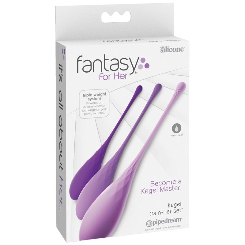 FANTASY FOR HER - SET BOLAS KEGEL 2 FANTASY FOR HER - SET BOLAS KEGEL - Imagen 2