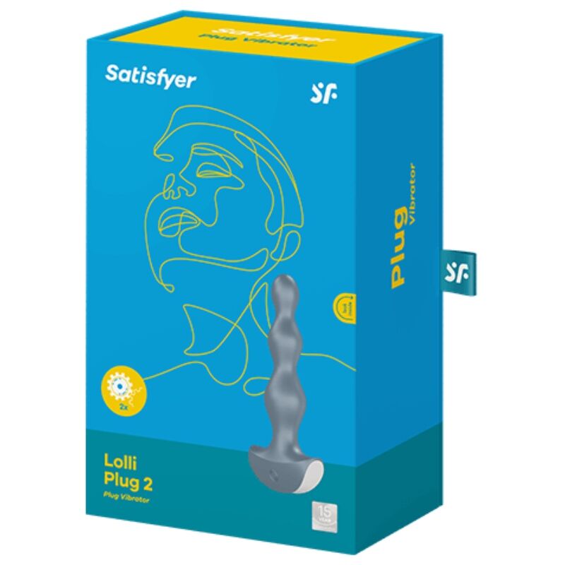 SATISFYER - LOLLI PLUG 2 PLUG VIBRATOR GRIS 3 SATISFYER - LOLLI PLUG 2 PLUG VIBRATOR GRIS - Imagen 3