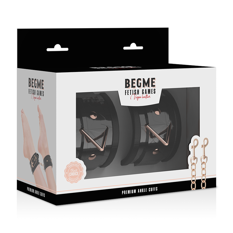 BEGME - BLACK EDITION ESPOSAS PARA TOBILLOS CON FORRO DE NEOPRENO 9 BEGME - BLACK EDITION ESPOSAS PARA TOBILLOS CON FORRO DE NEOPRENO - Imagen 9