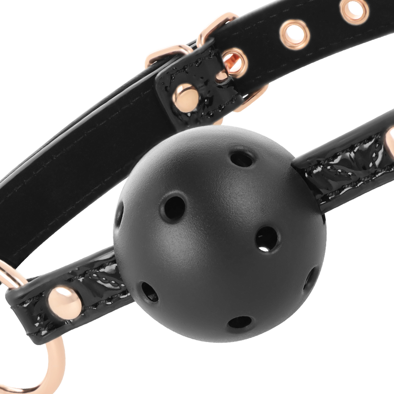 BEGME - BLACK EDITION MORDAZA CUERO VEGANO 6 BEGME - BLACK EDITION MORDAZA CUERO VEGANO - Imagen 6