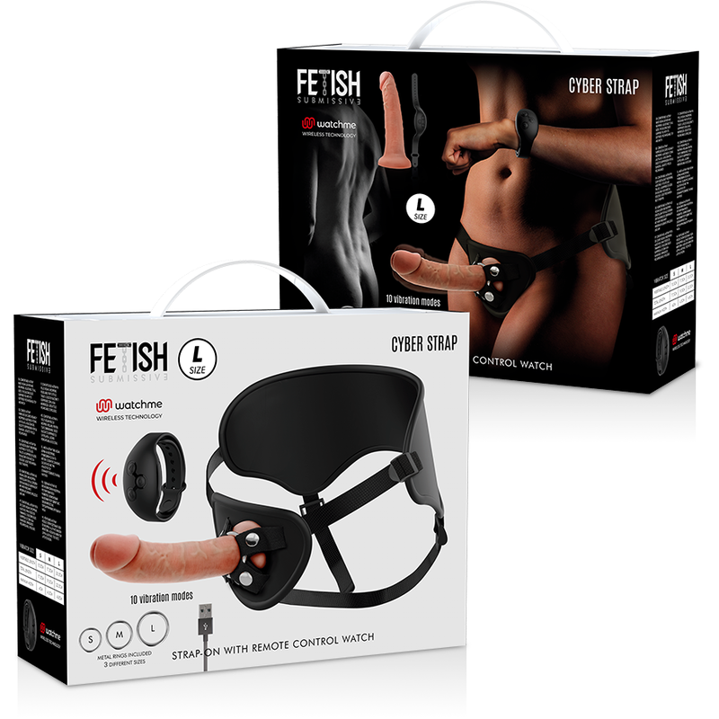 FETISH SUBMISSIVE CYBER STRAP - ARNÉS CON DILDO CONTROL REMOTO TECNOLOGÍA WATCHME L 14 FETISH SUBMISSIVE CYBER STRAP - ARNÉS CON DILDO CONTROL REMOTO TECNOLOGÍA WATCHME L - Imagen 14