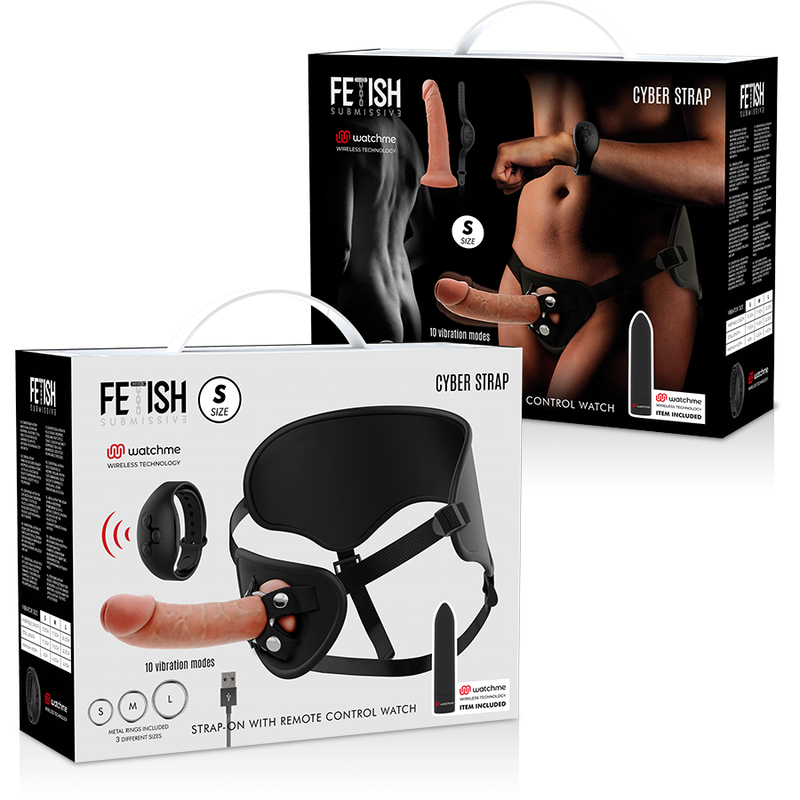 FETISH SUBMISSIVE CYBER STRAP - ARNÉS CON DILDO Y BALA CONTROL REMOTO TECNOLOGÍA WATCHME S 14 FETISH SUBMISSIVE CYBER STRAP - ARNÉS CON DILDO Y BALA CONTROL REMOTO TECNOLOGÍA WATCHME S - Imagen 14