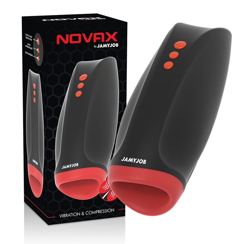 JAMYJOB - NOVAX MASTURBADOR CON VIBRACIÓN Y COMPRESIÓN 6 JAMYJOB - NOVAX MASTURBADOR CON VIBRACIÓN Y COMPRESIÓN - Imagen 6