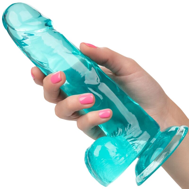 CALEXOTICS - SIZE QUEEN DILDO AZUL 15.3 CM 2 CALEXOTICS - SIZE QUEEN DILDO AZUL 15.3 CM - Imagen 2
