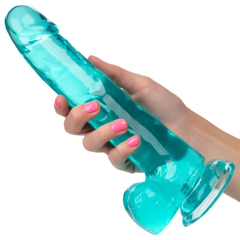 CALEXOTICS - SIZE QUEEN DILDO AZUL 20.3 CM 2 CALEXOTICS - SIZE QUEEN DILDO AZUL 20.3 CM - Imagen 2