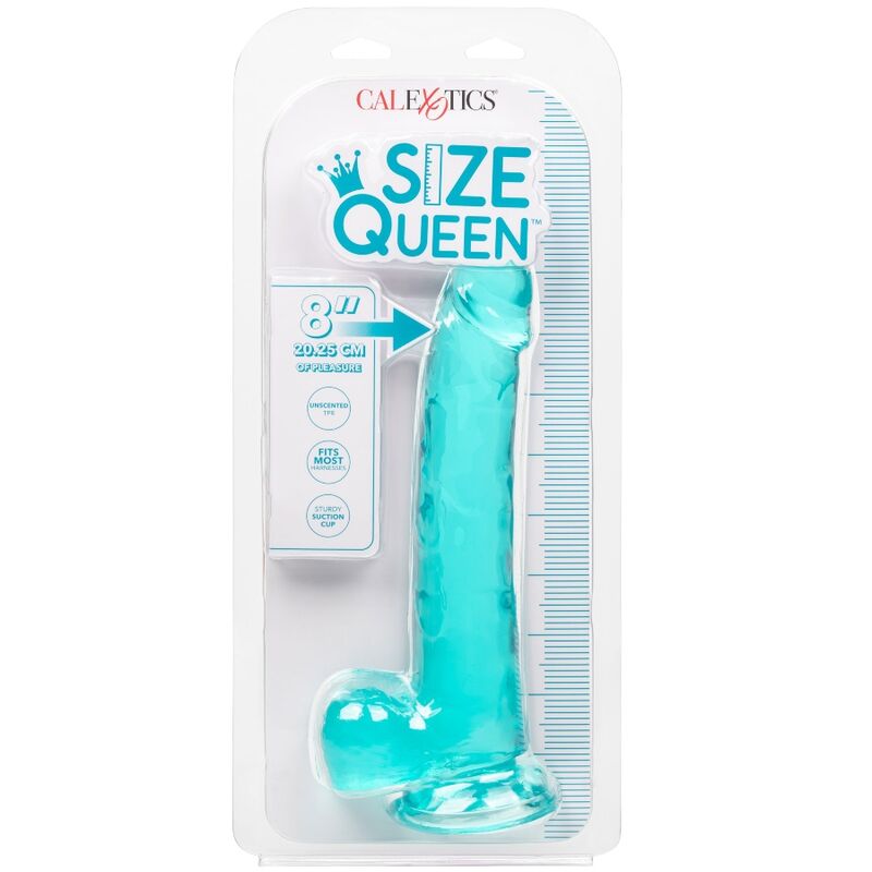 CALEXOTICS - SIZE QUEEN DILDO AZUL 20.3 CM 6 CALEXOTICS - SIZE QUEEN DILDO AZUL 20.3 CM - Imagen 6