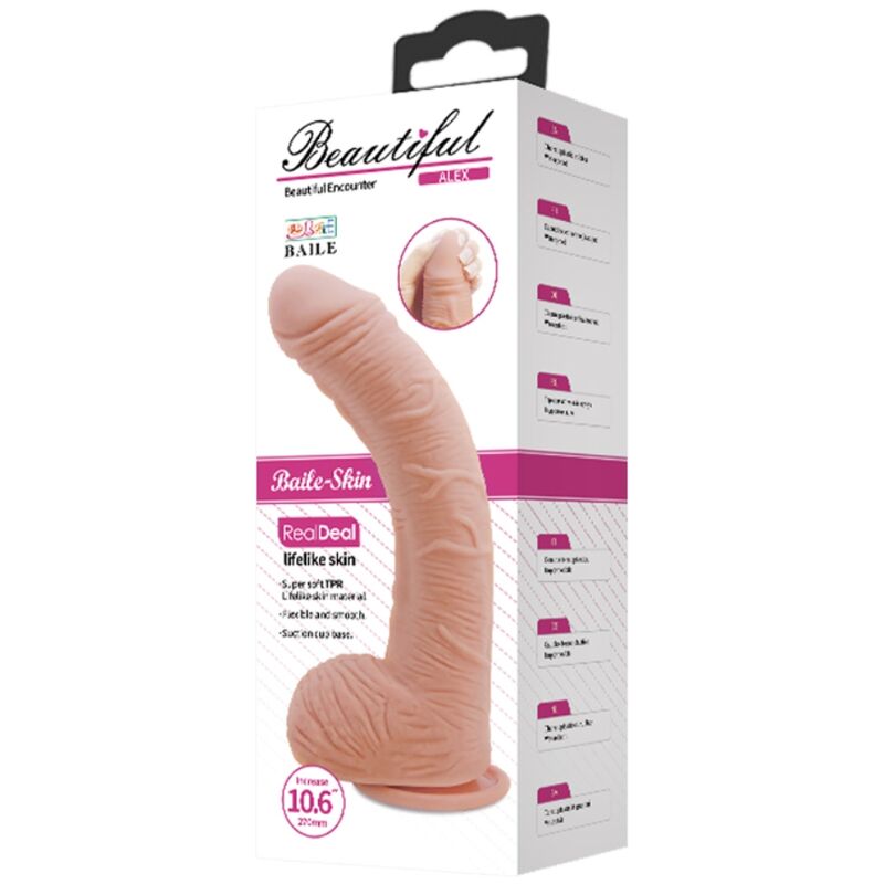 BAILE - ALEX DILDO PIEL REALISTA 27 CM 13 BAILE - ALEX DILDO PIEL REALISTA 27 CM - Imagen 13