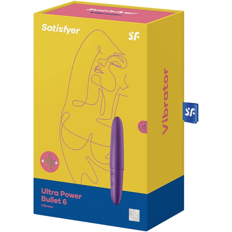 SATISFYER - ULTRA POWER BULLET 6 BALA VIBRADORA MORADA 2 SATISFYER - ULTRA POWER BULLET 6 BALA VIBRADORA MORADA - Imagen 2