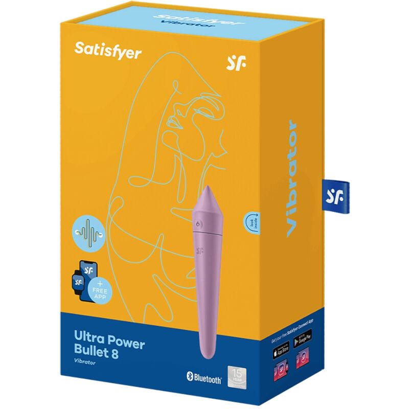 SATISFYER - ULTRA POWER BULLET 8 BALA VIBRADORA LILA 2 SATISFYER - ULTRA POWER BULLET 8 BALA VIBRADORA LILA - Imagen 2