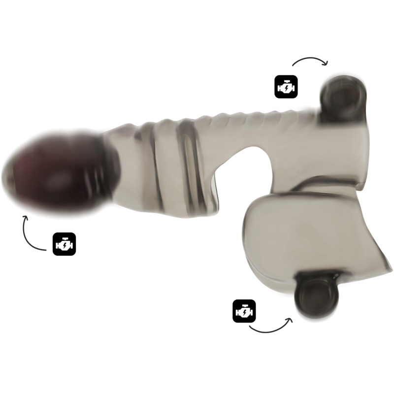 OHMAMA - FUNDA PENE Y TESTÍCULOS 3 MOTORES 3 OHMAMA - FUNDA PENE Y TESTÍCULOS 3 MOTORES - Imagen 3