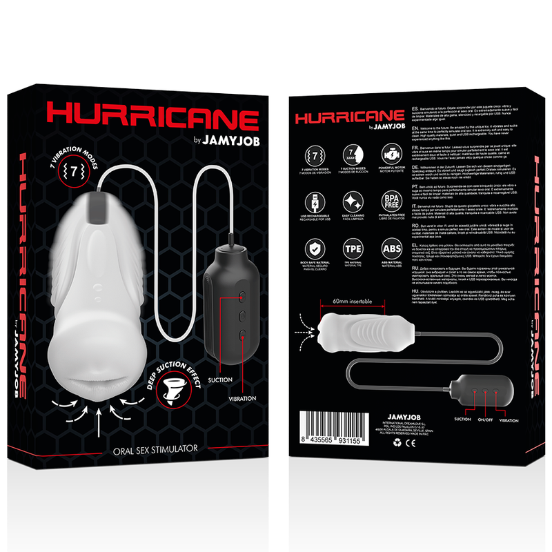 JAMYJOB - HURRICANE SUCCIONADOR SEXO ORAL 6 JAMYJOB - HURRICANE SUCCIONADOR SEXO ORAL - Imagen 6