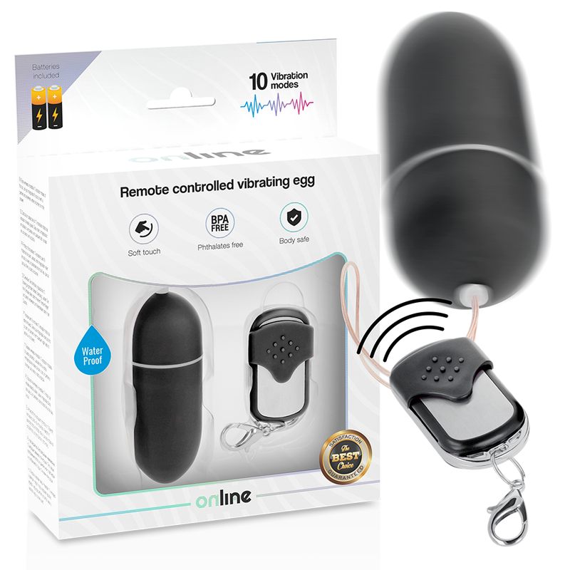 ONLINE - HUEVO VIBRADOR CONTROL REMOTO L NEGRO 8 img 115766 4eef3199107e96f6179b77c3aae0ab59 1