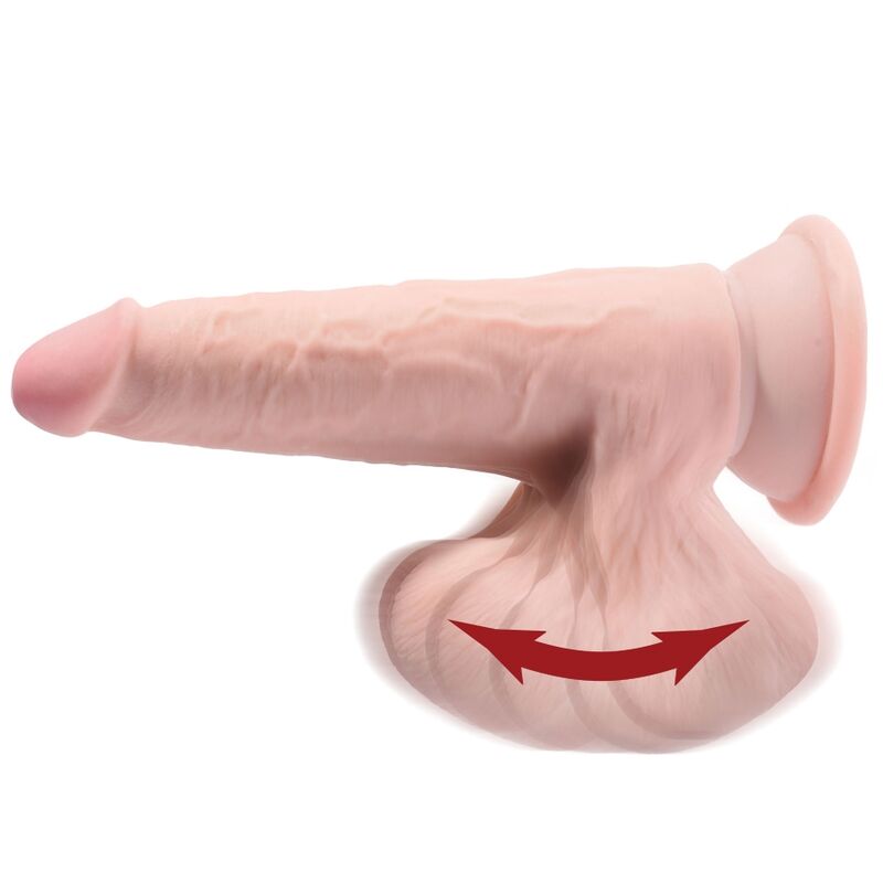 KING COCK - PLUS 3D DILDO SWINGING BALLS 12.7 CM 4 KING COCK - PLUS 3D DILDO SWINGING BALLS 12.7 CM - Imagen 4
