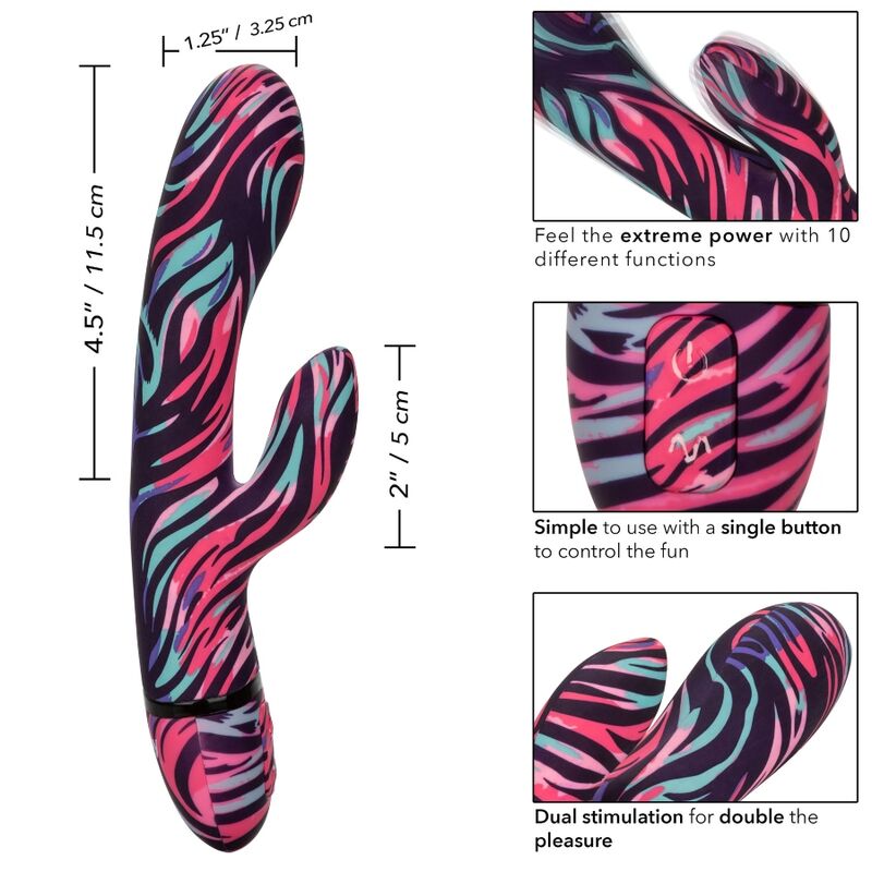 CALEXOTICS - VIBRADOR MENAGE A MOI DUAL WAND 8 CALEXOTICS - VIBRADOR MENAGE A MOI DUAL WAND - Imagen 8