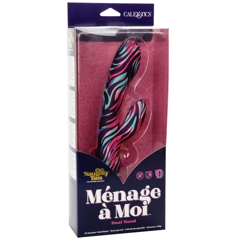 CALEXOTICS - VIBRADOR MENAGE A MOI DUAL WAND 9 CALEXOTICS - VIBRADOR MENAGE A MOI DUAL WAND - Imagen 9