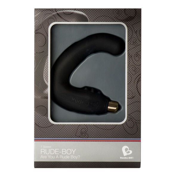 ROCKS-OFF - RUDE-BOY MASAJEADOR DEL PUNTO G MASCULINO 7 V NEGRO 2 ROCKS-OFF - RUDE-BOY MASAJEADOR DEL PUNTO G MASCULINO 7 V NEGRO - Imagen 2