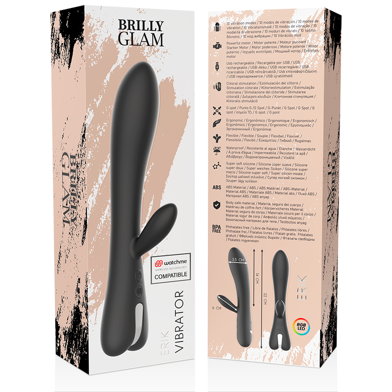 BRILLY GLAM - ERIK VIBRADOR + MANDO CONTROL REMOTO WATCHME 5 BRILLY GLAM - ERIK VIBRADOR + MANDO CONTROL REMOTO WATCHME - Imagen 5