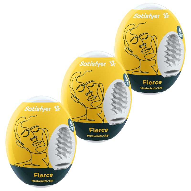 SATISFYER - 3 HUEVOS MASTURBADORES FIERCE 10 img 119768 908be83f68cb899e42a6e352871ff63b 1