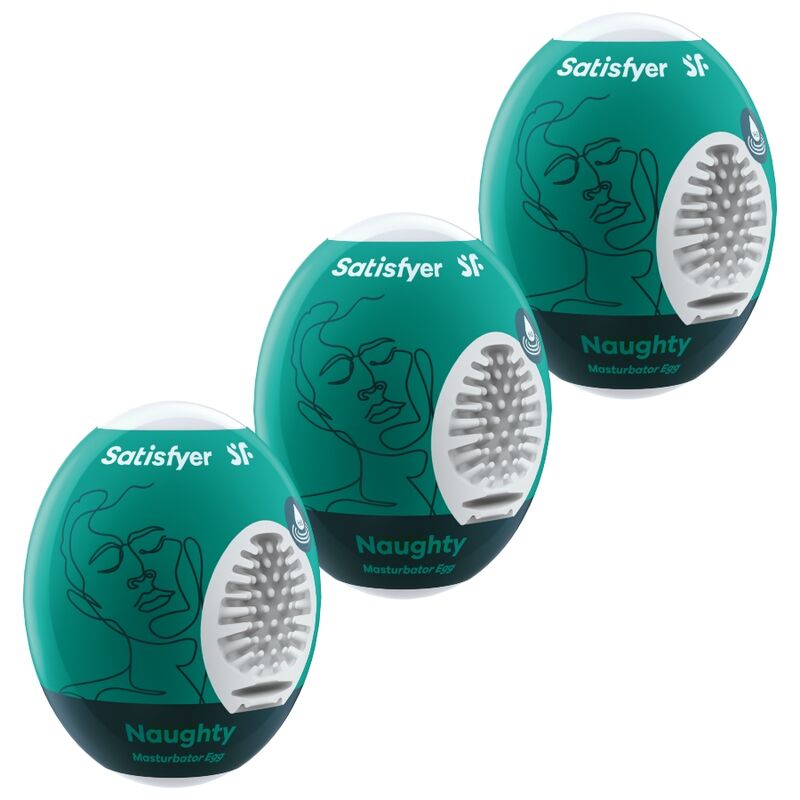 SATISFYER - 3 HUEVOS MASTURBADORES NAUGHTY 15 img 119770 fbe376729d536e7b8f664c7bb4d70478 1