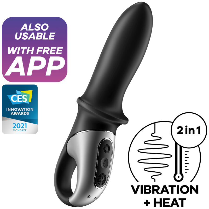 SATISFYER - HOT PASSION VIBRADOR ANAL APP NEGRO 14 img 122438 7366e08c861be58011161b993d59bb05 1