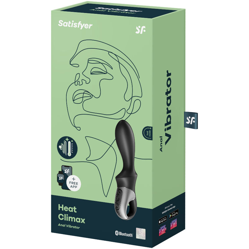 SATISFYER - HEAT CLIMAX VIBRADOR ANAL APP NEGRO 3 SATISFYER - HEAT CLIMAX VIBRADOR ANAL APP NEGRO - Imagen 3