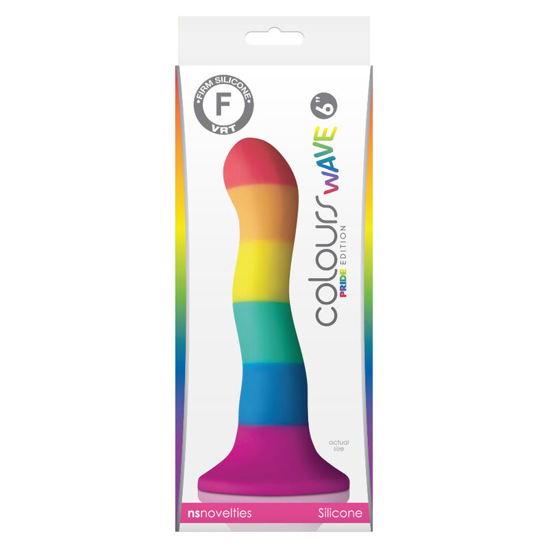 PRIDE - DILDO WAVE BANDERA LGBT 17 CM 2 PRIDE - DILDO WAVE BANDERA LGBT 17 CM - Imagen 2