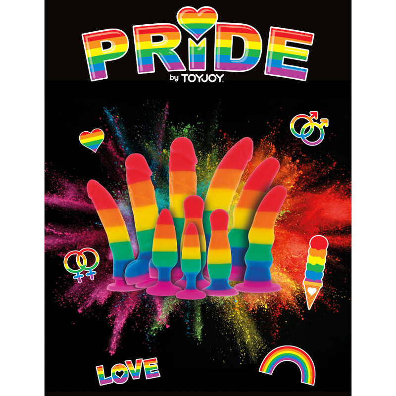 PRIDE - DILDO WAVE BANDERA LGBT 17 CM 3 PRIDE - DILDO WAVE BANDERA LGBT 17 CM - Imagen 3