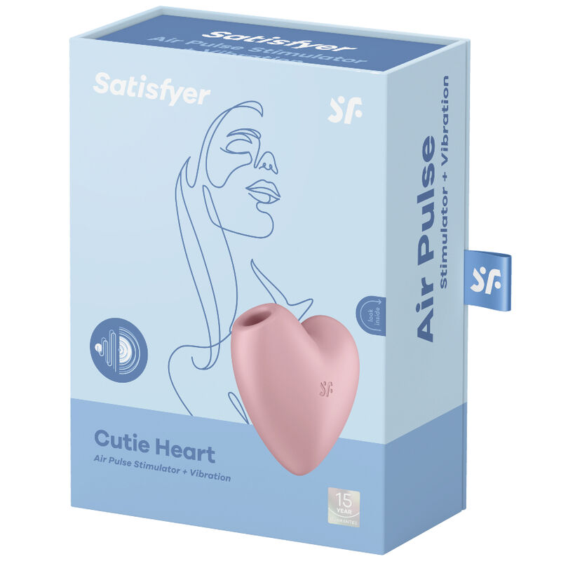 SATISFYER - CUTIE HEART ESTIMULADOR Y VIBRADOR AZUL 3 SATISFYER - CUTIE HEART ESTIMULADOR Y VIBRADOR AZUL - Imagen 3
