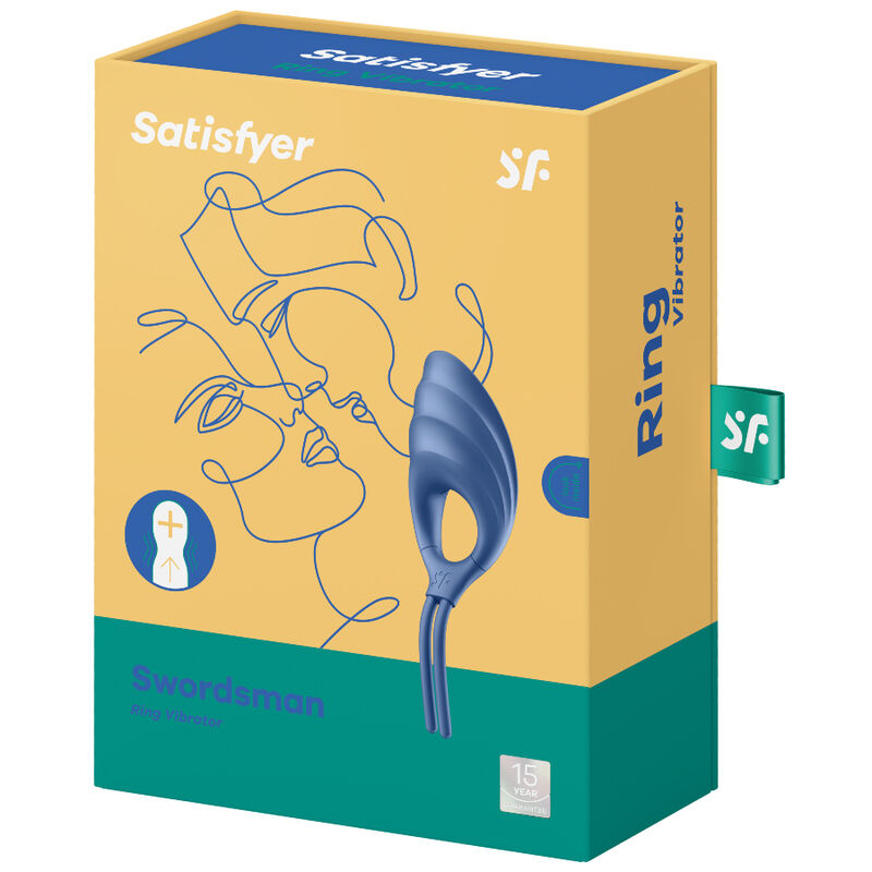 SATISFYER - SWORDSMAN ANILLO VIBRADOR VERDE 3 SATISFYER - SWORDSMAN ANILLO VIBRADOR VERDE - Imagen 3