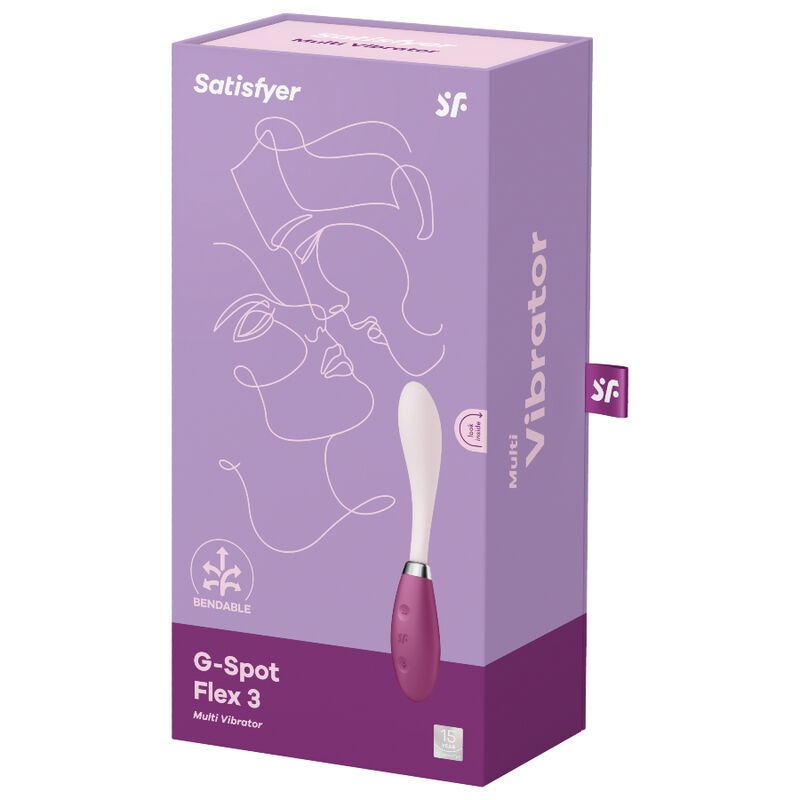 SATISFYER - G-SPOT FLEX 3 MULTI VIBRADOR GRIS 2 SATISFYER - G-SPOT FLEX 3 MULTI VIBRADOR GRIS - Imagen 2