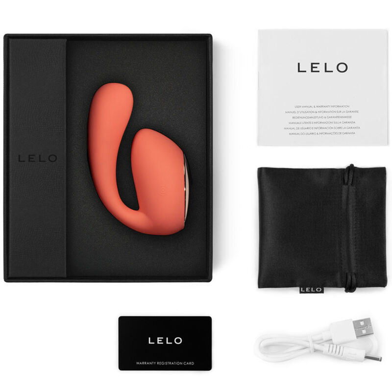 LELO - IDA WAVE MASAJEADOR PAREJAS CORAL 2 LELO - IDA WAVE MASAJEADOR PAREJAS CORAL - Imagen 2