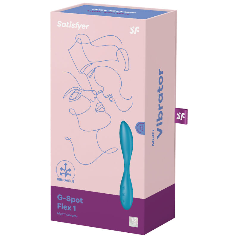 SATISFYER - G-SPOT FLEX 1 MULTI VIBRADOR AZUL 4 SATISFYER - G-SPOT FLEX 1 MULTI VIBRADOR AZUL - Imagen 4