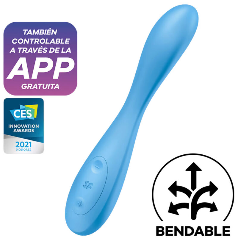 SATISFYER - G-SPOT FLEX 4+ MULTI VIBRADOR APP AZUL 8 img 127017 f452b5cbe324ef2c621f6051671d3aa9 1