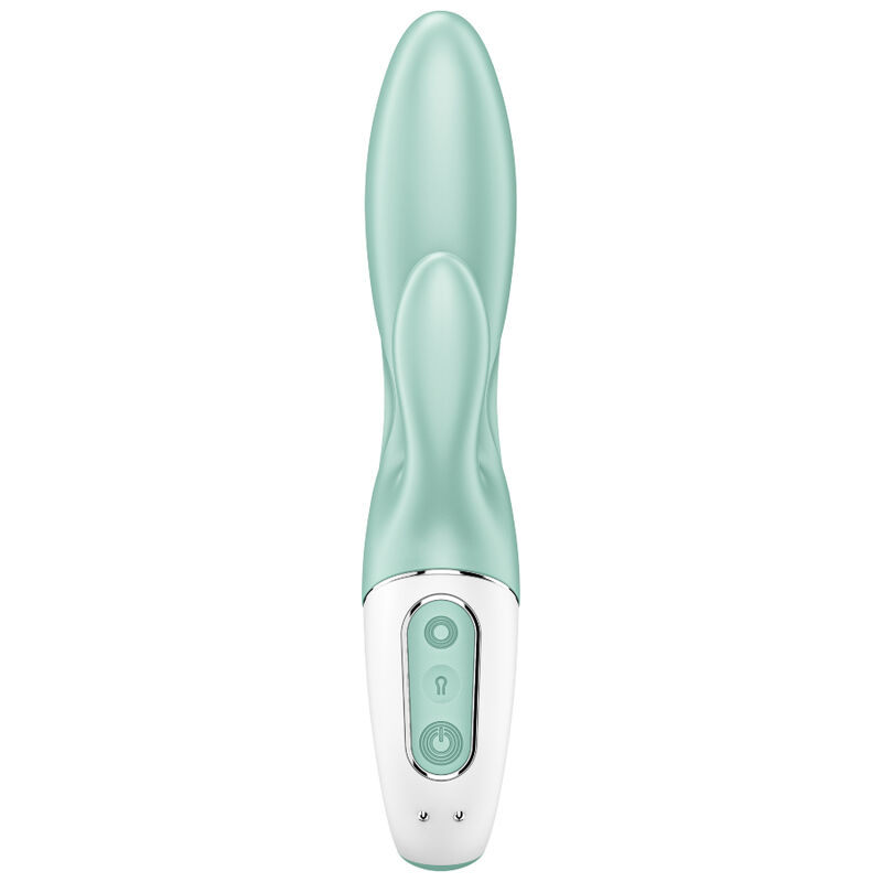 SATISFYER - AIR PUMP BUNNY 5+ VIBRADOR RABBIT INFLABLE APP VERDE 2 SATISFYER - AIR PUMP BUNNY 5+ VIBRADOR RABBIT INFLABLE APP VERDE - Imagen 2