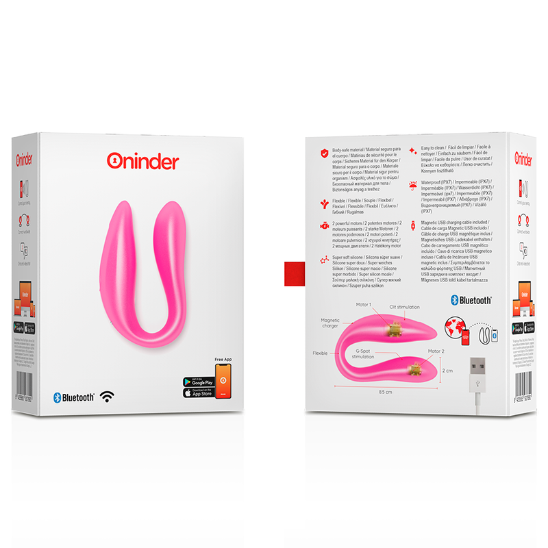 ONINDER - LISBOA ESTIMULADOR PUNTO G & CLÍTORIS ROSA - APP GRATUITA ROSA 3 ONINDER - LISBOA ESTIMULADOR PUNTO G & CLÍTORIS ROSA - APP GRATUITA ROSA - Imagen 3