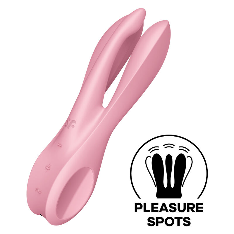 SATISFYER - THREESOME 1 VIBRADOR AZUL 2 SATISFYER - THREESOME 1 VIBRADOR AZUL - Imagen 2