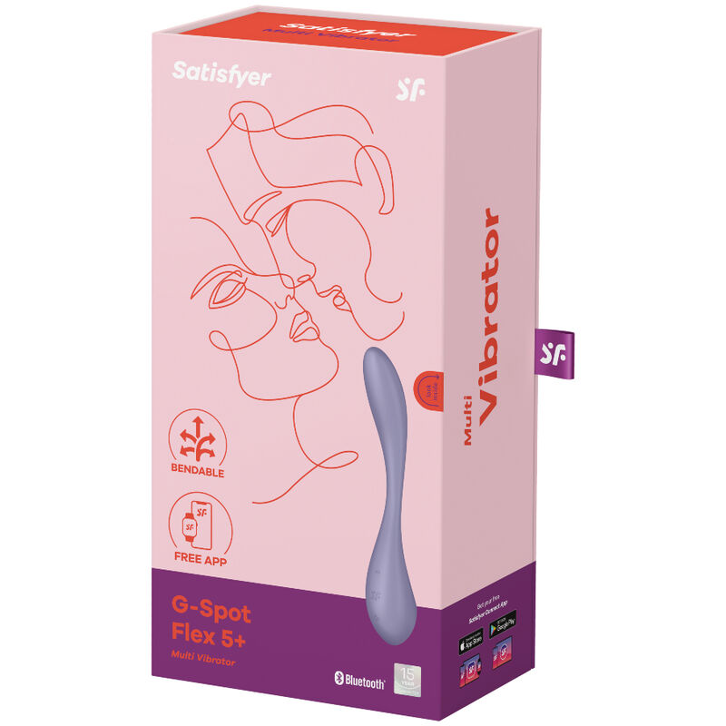 SATISFYER - G-SPOT FLEX 5 MULTI VIBRADOR AZUL 5 SATISFYER - G-SPOT FLEX 5 MULTI VIBRADOR AZUL - Imagen 5