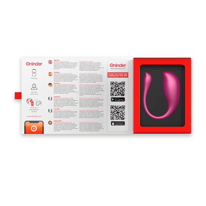 ONINDER - NAIROBI HUEVO VIBRADOR ROSA - APP GRATUITA 5 ONINDER - NAIROBI HUEVO VIBRADOR ROSA - APP GRATUITA - Imagen 5