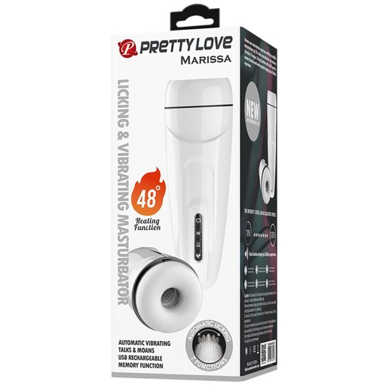 PRETTY LOVE - MARISSA MASTURBADOR MASCULINO VIBRACIÓN, CALOR, VOZ Y SUCCIÓN 8 PRETTY LOVE - MARISSA MASTURBADOR MASCULINO VIBRACIÓN, CALOR, VOZ Y SUCCIÓN - Imagen 8