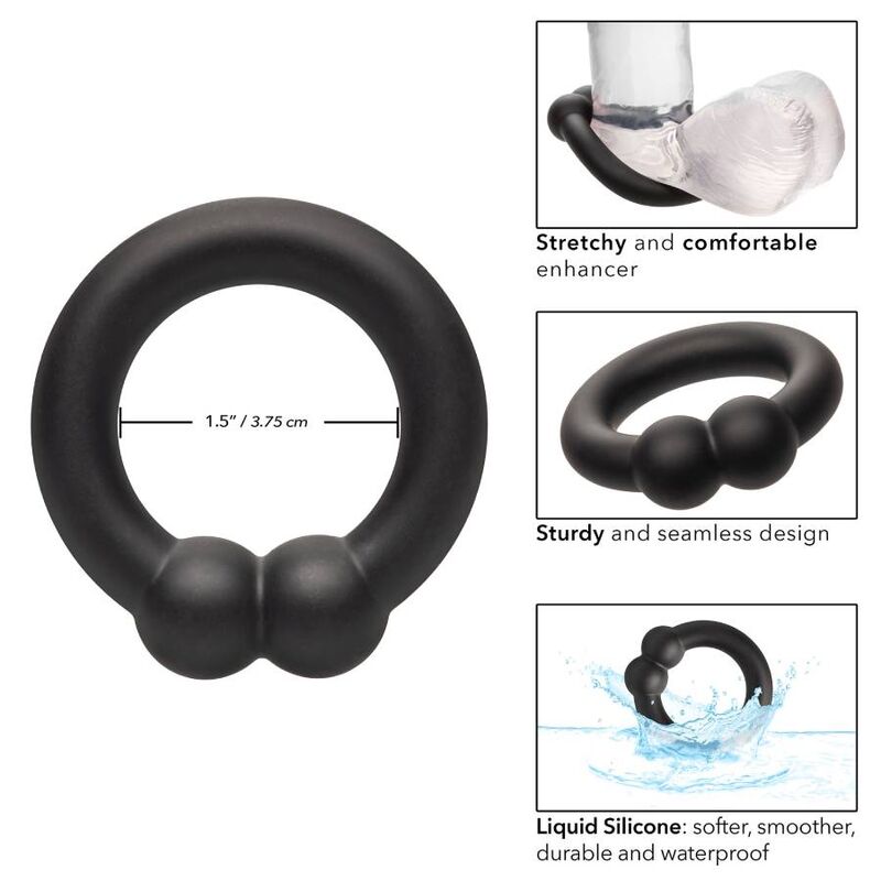 CALEXOTICS - ALPHA MUSCLE RING NEGRO 8 CALEXOTICS - ALPHA MUSCLE RING NEGRO - Imagen 8