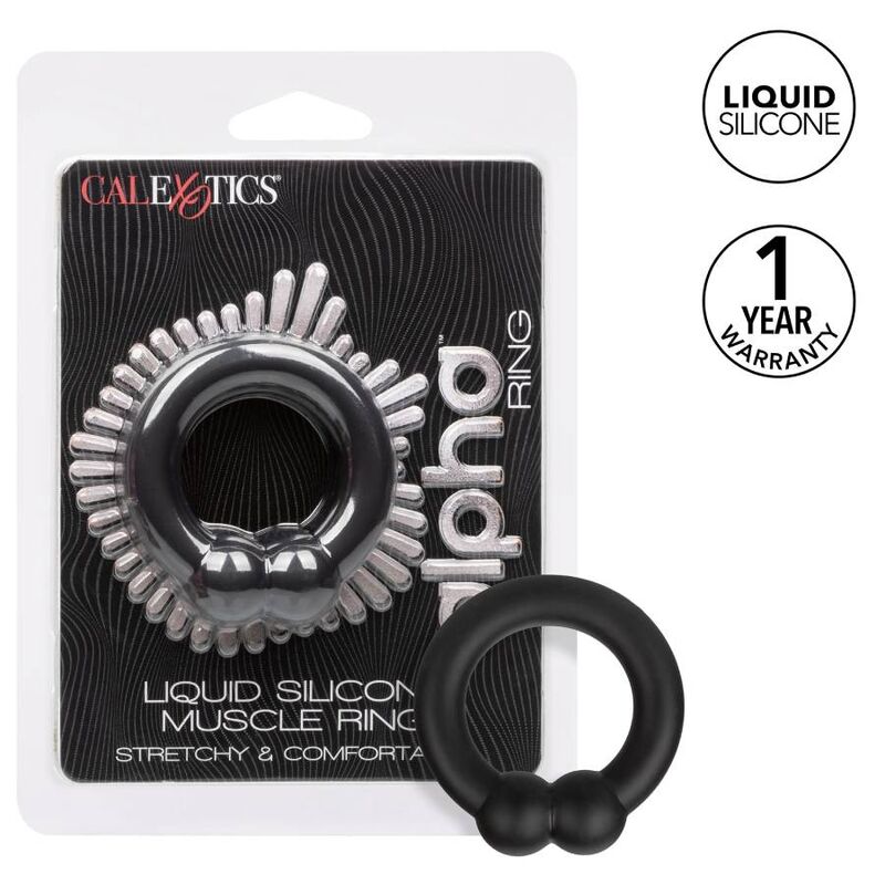 CALEXOTICS - ALPHA MUSCLE RING NEGRO 2 CALEXOTICS - ALPHA MUSCLE RING NEGRO - Imagen 2