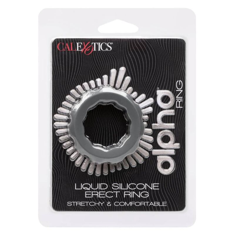 CALEXOTICS - ALPHA ERECT RING GRIS 6 CALEXOTICS - ALPHA ERECT RING GRIS - Imagen 6